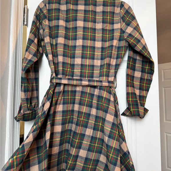 Kiel James Patrick Plaid Flannel New England House Flannel Dress (size S) - Picture 5 of 6